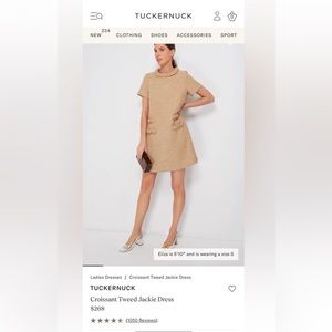 Tuckernuck Croissant Tweed Jackie Dress